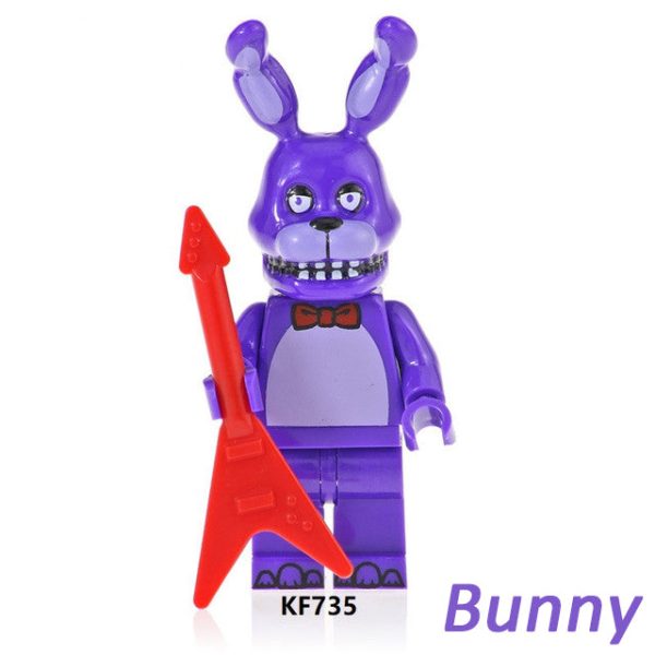 Bonnie Five Nights At Freddy Lego Compatible Minifigures