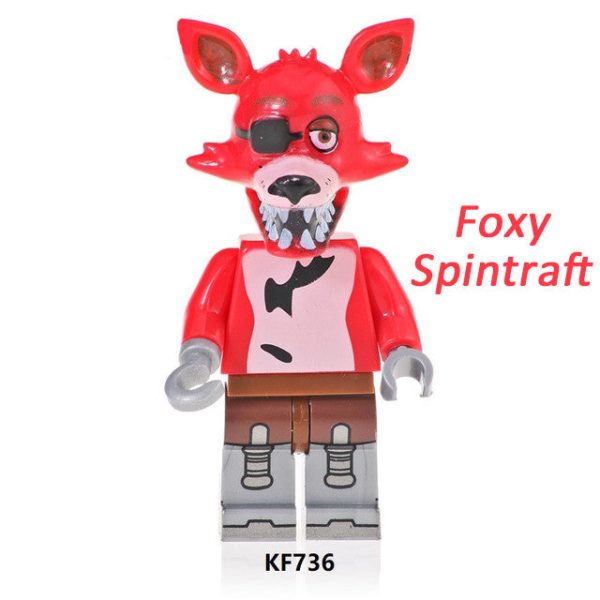 Foxy Five Nights At Freddy Lego Compatible Minifigures