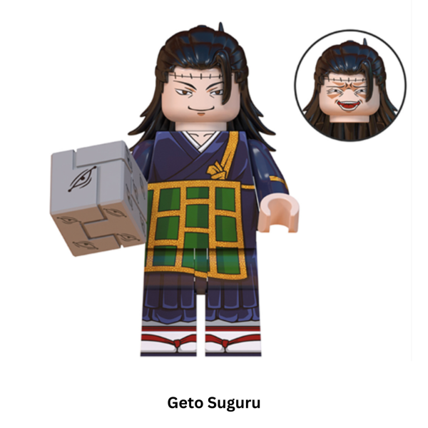 geto suguru figure Jujutsu Kaisen Lego Compatible Minifigures Set