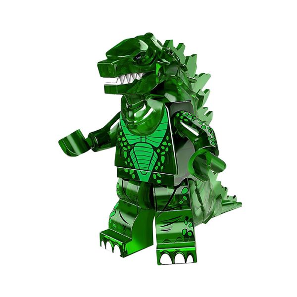 Green Godzilla Lego Compatible Minifigures