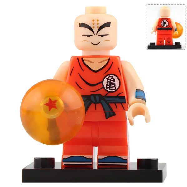 krillin figure Dragon Ball Z Lego Compatible Minifigures Toy Set