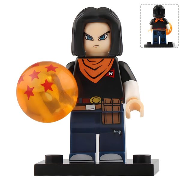 android 17 Dragon Ball Z Lego Compatible Minifigures Toy Set