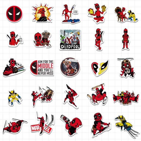 Deadpool stickers