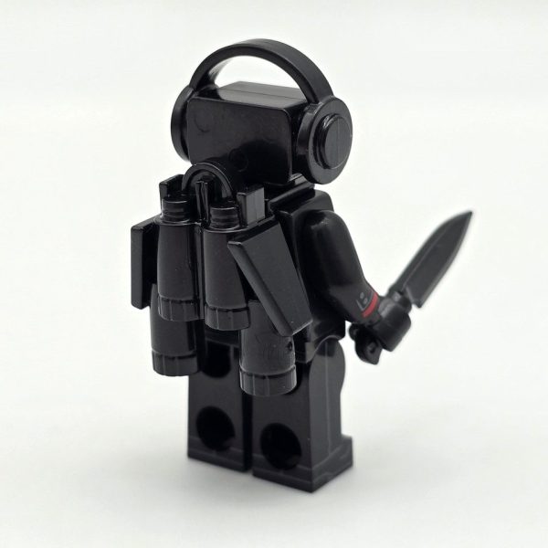 Female Agent Skibidi Toilet Lego Compatible Minifigure Set