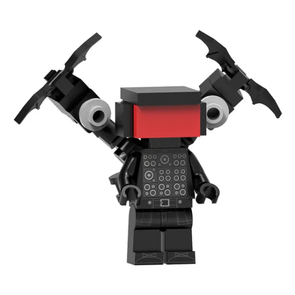 UPGRADED TITAN TV MAN Skibidi Toilet Lego Compatible Minifigure Set