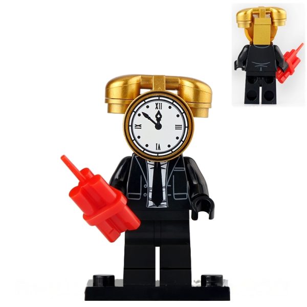 Clockman Skibidi Toilet Lego Compatible Minifigure Set