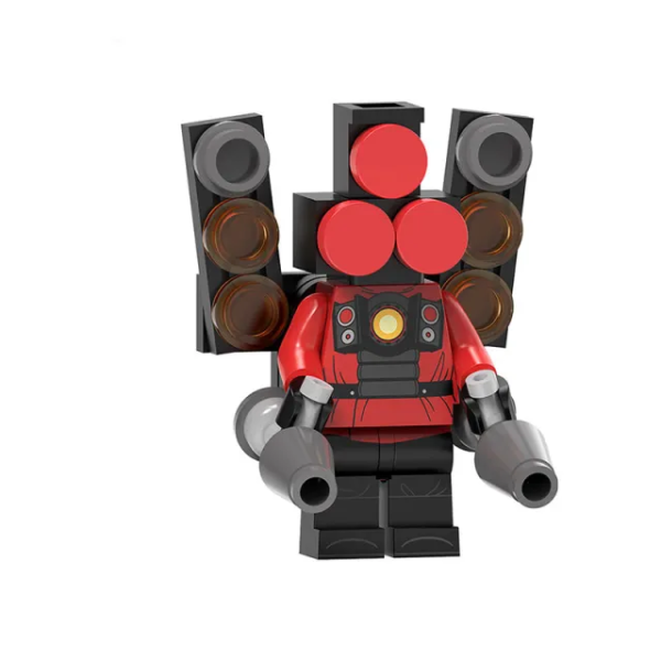 upgraded titan speakerman Skibidi Toilet Lego Compatible Minifigure Set